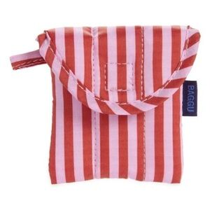 striped baggu earbud case